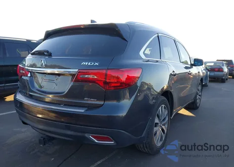 2016 Acura Mdx Technology Acurawatch Plus Packages/Technology Package from USA, damaged, VIN 5FRYD4H41GB018328